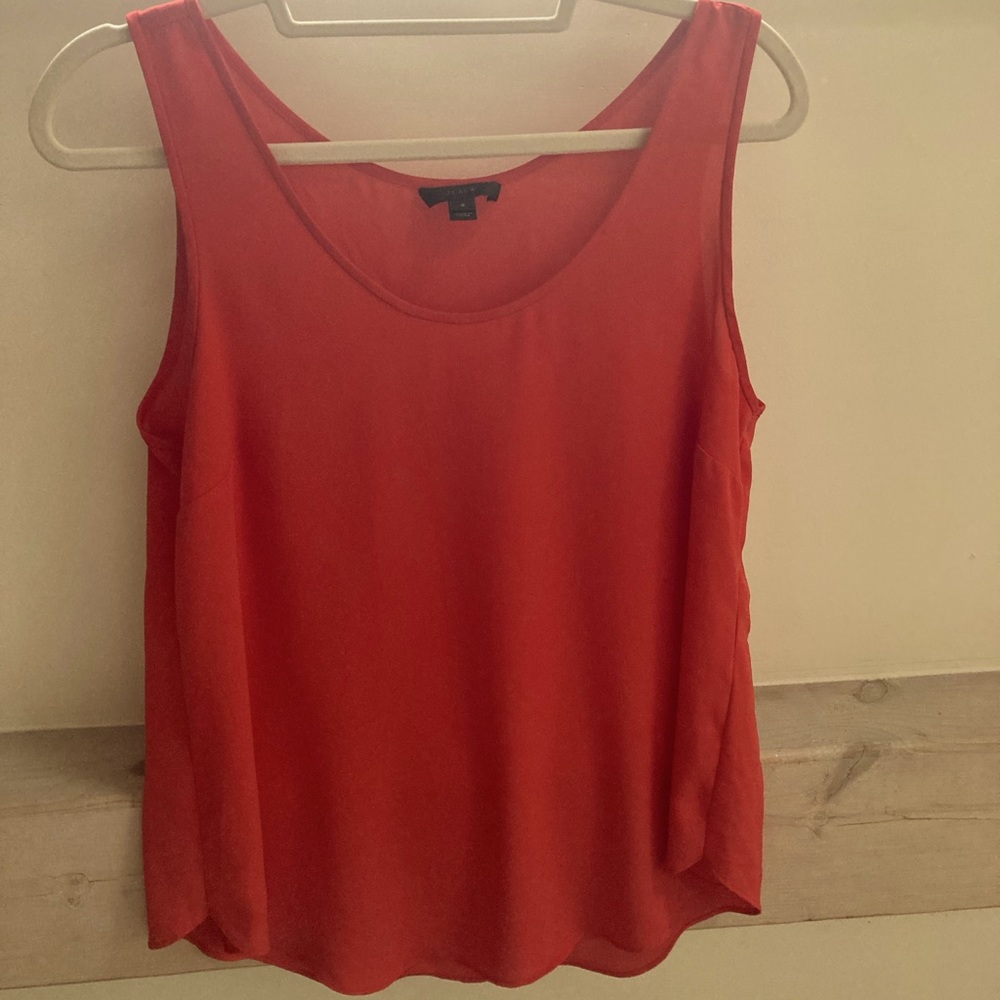 Orange J Crew tank for sale! Size 8.